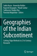 Cover: Geographies of the Indian Subcontinent - Springer