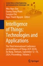Cover: Intelligence of Things: Technologies and Applications - Springer