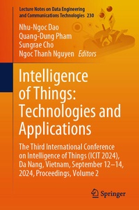 Enlarge image Cover: Intelligence of Things: Technologies and Applications - Springer