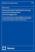 Abbildung von: Informationelle Selbstbestimmung zwischen Datenschutz- und Vertragsrecht - Nomos