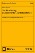 Cover: Strukturbedingt unbestimmte Straftatbest&auml;nde - Nomos