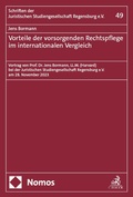 Cover: Vorteile der vorsorgenden Rechtspflege im internationalen Vergleich - Nomos