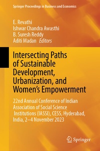 Enlarge image Cover: Intersecting Paths of Sustainable Development, Urbanization, and Women's Empowerment - Springer