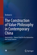 Cover: The Construction of Value Philosophy in Contemporary China - Springer