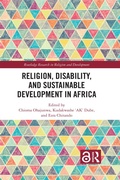 Cover: Religion, Disability, and Sustainable Development in Africa - Routledge