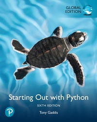 Enlarge image Cover: Starting Out with Python, Global Edition - Pearson Education Limited