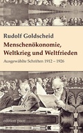 Cover: Menschen&ouml;konomie, Weltkrieg und Weltfrieden - BoD - Books on Demand