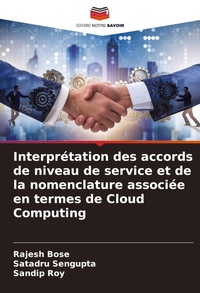 Abbildung von: Interpretation des accords de niveau de service et de la nomenclature associee en termes de Cloud Computing - Editions Notre Savoir