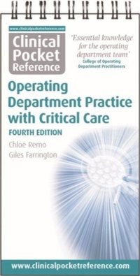 Enlarge image Cover: Clinical Pocket Reference Operating Department Practice - Clinical Pocket Reference