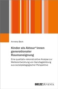 Cover: Kinder als Akteur*innen generationaler Raumaneignung - Beltz eBook