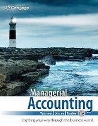 Enlarge image Cover: Managerial Accounting - South-Western College Publishing