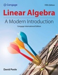 Cover: Linear Algebra: A Modern Introduction, Cengage International Edition - Brooks/Cole