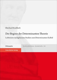 Abbildung von: Der Beginn der Determinanten-Theorie - Franz Steiner Verlag