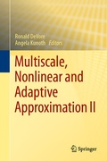 Cover: Multiscale, Nonlinear and Adaptive Approximation II - Springer