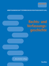 Abbildung von: Rechts- und Verfassungsgeschichte - Facultas