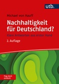 Cover: Nachhaltigkeit f&uuml;r Deutschland? Frag doch einfach! - UTB