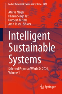Enlarge image Cover: Intelligent Sustainable Systems - Springer
