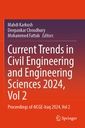 Cover: Current Trends in Civil Engineering and Engineering Sciences 2024, Vol 2 - Springer