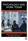 Cover: Psychology & Work Today - Taylor & Francis