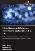Cover: L'intelligenza artificiale per un'industria sostenibile 4.0 e 5.0 - Edizioni Sapienza