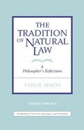 Cover: Tradition of Natural Law - Fordham University Press