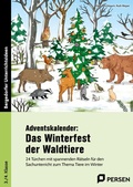 Cover: Adventskalender: Das Winterfest der Waldtiere - Persen Verlag in der AAP Lehrerwelt GmbH