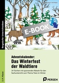Cover: Adventskalender: Das Winterfest der Waldtiere - Persen Verlag