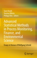 Cover: Advanced Statistical Methods in Process Monitoring, Finance, and Environmental Science - Springer