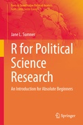 Cover: R for Political Science Research - Springer