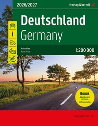 Abbildung von: Deutschland, Autoatlas 1:200.000, 2026/2027, freytag & berndt - Freytag-Berndt und ARTARIA