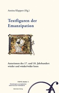 Cover: Textfiguren der Emanzipation - Wehrhahn Verlag
