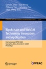 Cover: Blockchain and Web3.0 Technology Innovation and Application - Springer