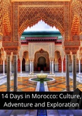 Cover: 14 Days in Morocco: Culture, Adventure, and Exploration (Traveling, #17) - Salma Benlaadar