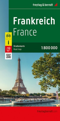 Abbildung von: Frankreich, Straßenkarte 1:800.000, freytag & berndt - Freytag-Berndt und ARTARIA
