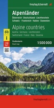 Cover: freytag & berndt Stra&szlig;enkarte Alpenl&auml;nder, &Ouml;sterreich - Deutschland - Schweiz - Frankreich - Italien - Slowenien 1:500.000 - freytag & berndt