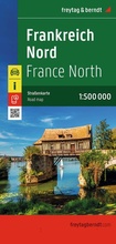 Cover: freytag & berndt Stra&szlig;enkarte Frankreich Nord 1:500.000 - freytag & berndt