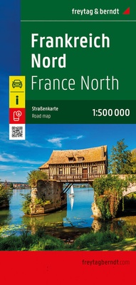 Abbildung von: Frankreich Nord, Straßenkarte 1:500.000, freytag & berndt - Freytag-Berndt und ARTARIA