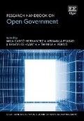 Cover: Research Handbook on Open Government - Edward Elgar Publishing