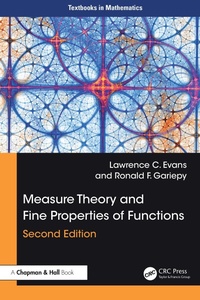 Abbildung von: Measure Theory and Fine Properties of Functions - Chapman and Hall