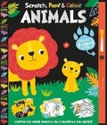 Cover: Scratch, Paint & Colour Animals - Two Windmills Limited