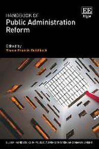 Enlarge image Cover: Handbook of Public Administration Reform - Edward Elgar Publishing