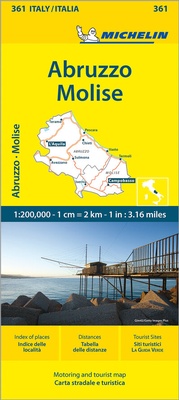 Abbildung von: Michelin Abruzzen und Molise - Michelin Editions des Voyages