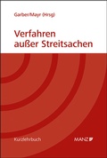 Cover: Verfahren au&szlig;er Streitsachen - Manz