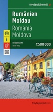 Cover: freytag & berndt Stra&szlig;enkarte Rum&auml;nien - Moldau 1:500.000 - freytag & berndt