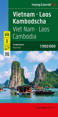 Abbildung von: Vietnam - Laos - Kambodscha, Straßenkarte 1:900.000, freytag & berndt - Freytag-Berndt und ARTARIA