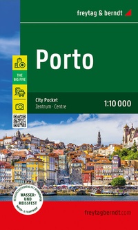 Abbildung von: Porto, Innenstadtplan 1:10.000, freytag & berndt - Freytag-Berndt und ARTARIA