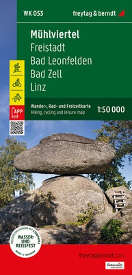 Abbildung von: Mühlviertel, Wander-, Rad- und Freizeitkarte 1:50.000, freytag & berndt, WK 053 - Freytag-Berndt und ARTARIA