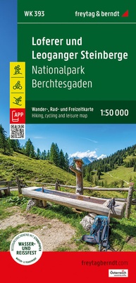 Abbildung von: Loferer und Leoganger Steinberge, Wander-, Rad- und Freizeitkarte 1:50.000, freytag & berndt, WK 393 - Freytag-Berndt und ARTARIA