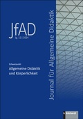 Cover: Journal f&uuml;r Allgemeine Didaktik (JfAD) Jg.12 / 2024 - Verlag Julius Klinkhardt