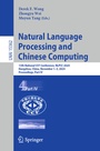 Cover: Natural Language Processing and Chinese Computing - Springer